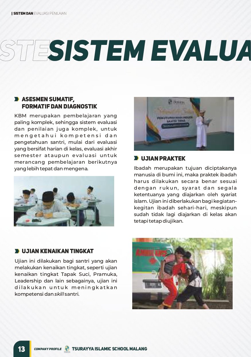 Halaman 13 - Sistem Evaluasi dan Penilaian